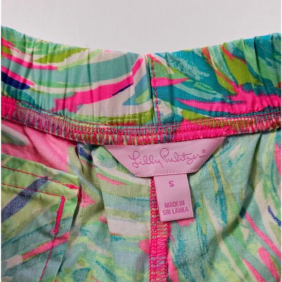 Lilly Pulitzer The Callahan Short S bright Tropical 5” Inseam Casual Preppy EUC - Picture 4 of 8